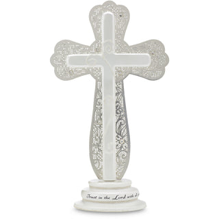 Trust in the Lord 7.5" Self-Standing Cross