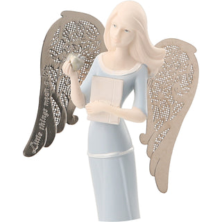 Teacher 6" Angel Holding Book