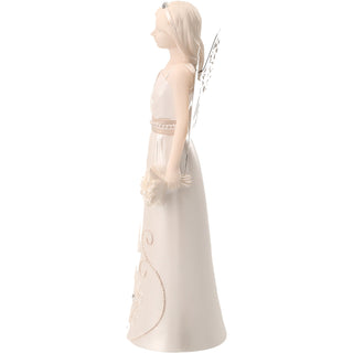 Junior Bridesmaid 6" Angel Holding Bouquet