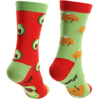 Taco and Avocado M/L Unisex Sock