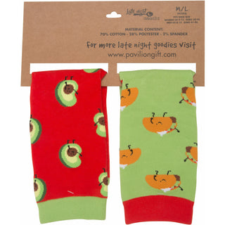 Taco and Avocado Unisex Sock