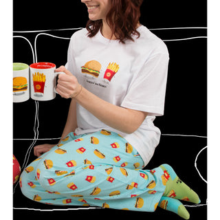 Cheeseburger and Fries Unisex Sock