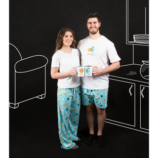 Milk and Cookies Light Blue Unisex Boxers