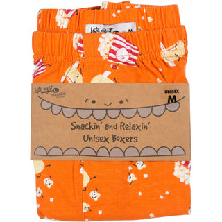 Popcorn and Butter Orange Unisex Boxers