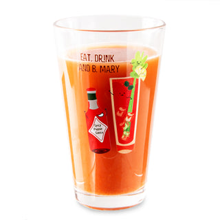 Bloody Mary 16 oz Pint Glass Tumbler