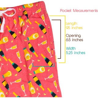 Mimosa Peach Unisex Lounge Pants