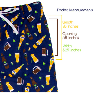 Beer XS Blue Unisex Lounge Pants