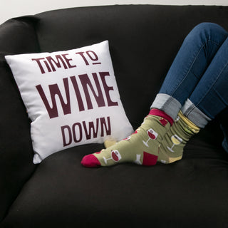 Wine Down 14" x 14" Pillow