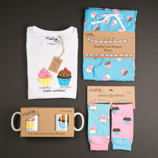 Cupcakes S Light Blue Unisex Lounge Pants