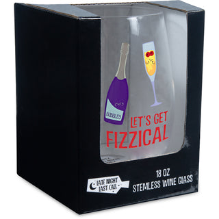 Fizzical 18 oz Stemless Wine Glass