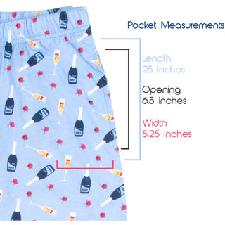 Prosecco & Raspberries
  Light Blue Unisex Lounge Pants