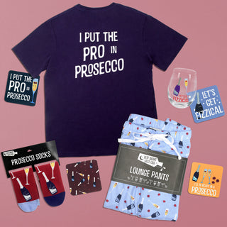 Prosecco & Raspberries XS Light Blue Unisex Lounge Pants