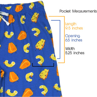 Mac & Cheese XS Blue Unisex Lounge Pants