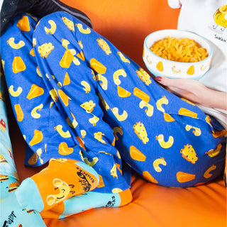 Mac & Cheese XS Blue Unisex Lounge Pants