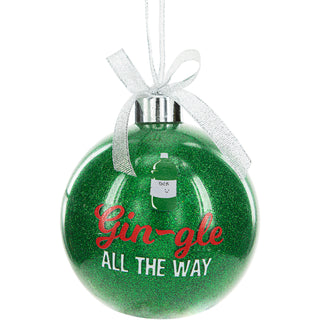 Gin-gle 4" Ornament  with Unisex Holiday Socks