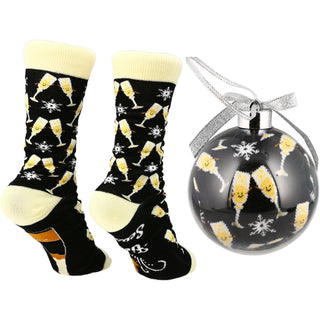 Fizz the Season 4" Ornament  with Unisex Holiday Socks