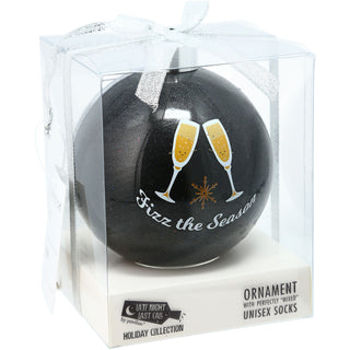 Fizz the Season 4" Ornament  with Unisex Holiday Socks