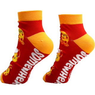 Pizza and Beer Cotton Blend Ankle Socks