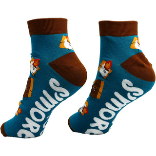 S'mores Cotton Blend Ankle Socks