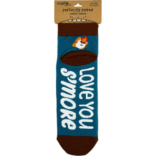 S'mores Cotton Blend Ankle Socks