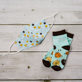 Cookies M/L Youth Cotton Blend Crew Socks