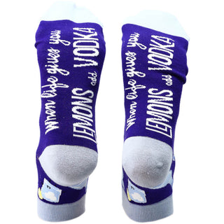 Vodka Soda Cotton Blend Ankle Socks