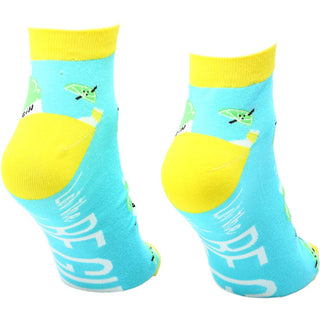 Gin and Tonic Cotton Blend Ankle Socks