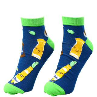 Beer Cotton Blend Ankle Socks