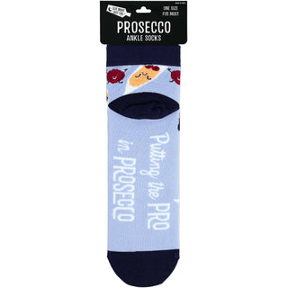 Prosecco Cotton Blend Ankle Socks