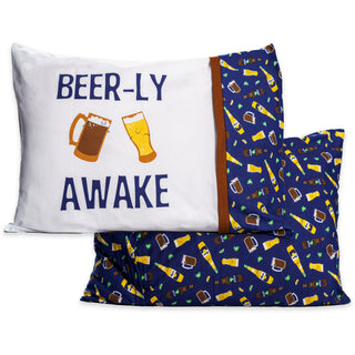 Beer-ly Awake 20" x 26" Pillowcase