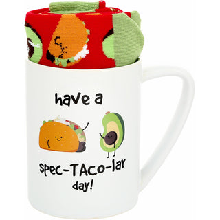 Spec-TACO-lar 18 oz Mug and Sock Set