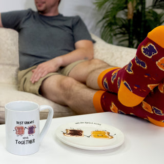 Stick Together 18 oz Mug and Sock Set