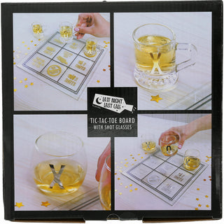 Beer 9" Shot Glass Tic Tac Toe