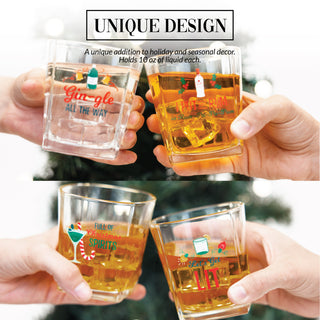 Holiday Rocks Glasses 10 oz Rocks Glasses
(Set of 4 )