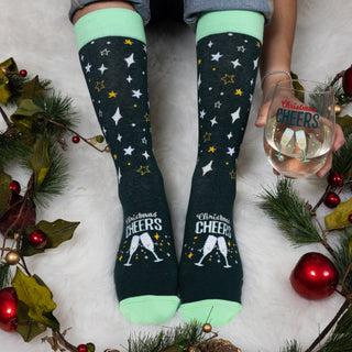 Christmas Wine Unisex Crew Socks
(Set of 4 )