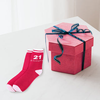 21 & Having Fun Ladies Crew Sock