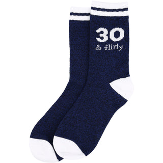 30 & Flirty Ladies Crew Sock