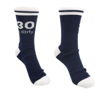 30 & Flirty Ladies Crew Sock