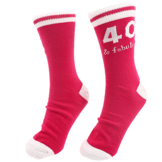 40 & Fabulous Ladies Crew Sock