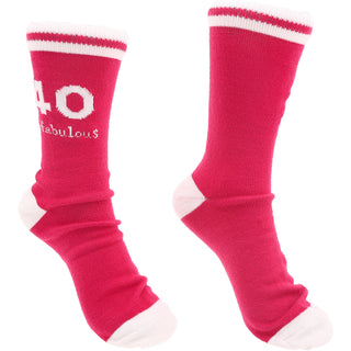 40 & Fabulous Ladies Crew Sock