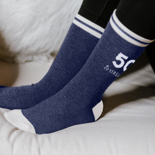 50 & Still Fabulous Ladies Crew Sock