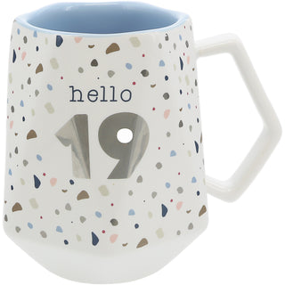 Hello 19 17 oz Geometric Cup