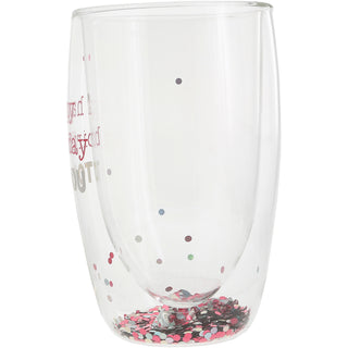 Happy Birthday 14 oz Double-Walled Glass