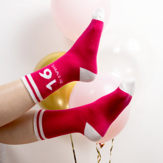 16 & Sweet Ladies Crew Sock