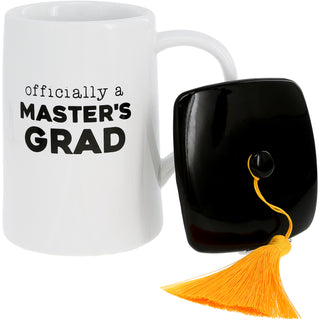 Master's Grad 17 oz Mug with Lid