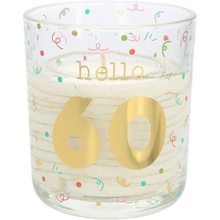 Hello 60 3.5 oz Candle with LED Accents