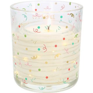 Hello 60 3.5 oz Candle with LED Accents