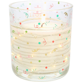 Hello 80 3.5 oz Candle with LED Accents