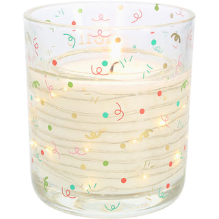 Hello 80 3.5 oz Candle with LED Accents