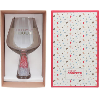 Fabulous Gift Boxed 18 oz Wine Glass